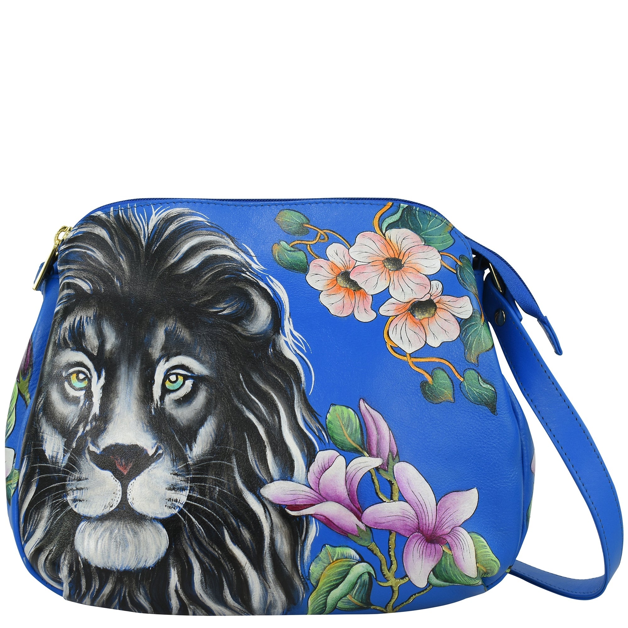 Buy Sapphire King Leather Hand Painted Multi Compartment Medium