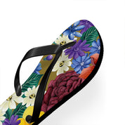 Dreamy Floral Flip Flops