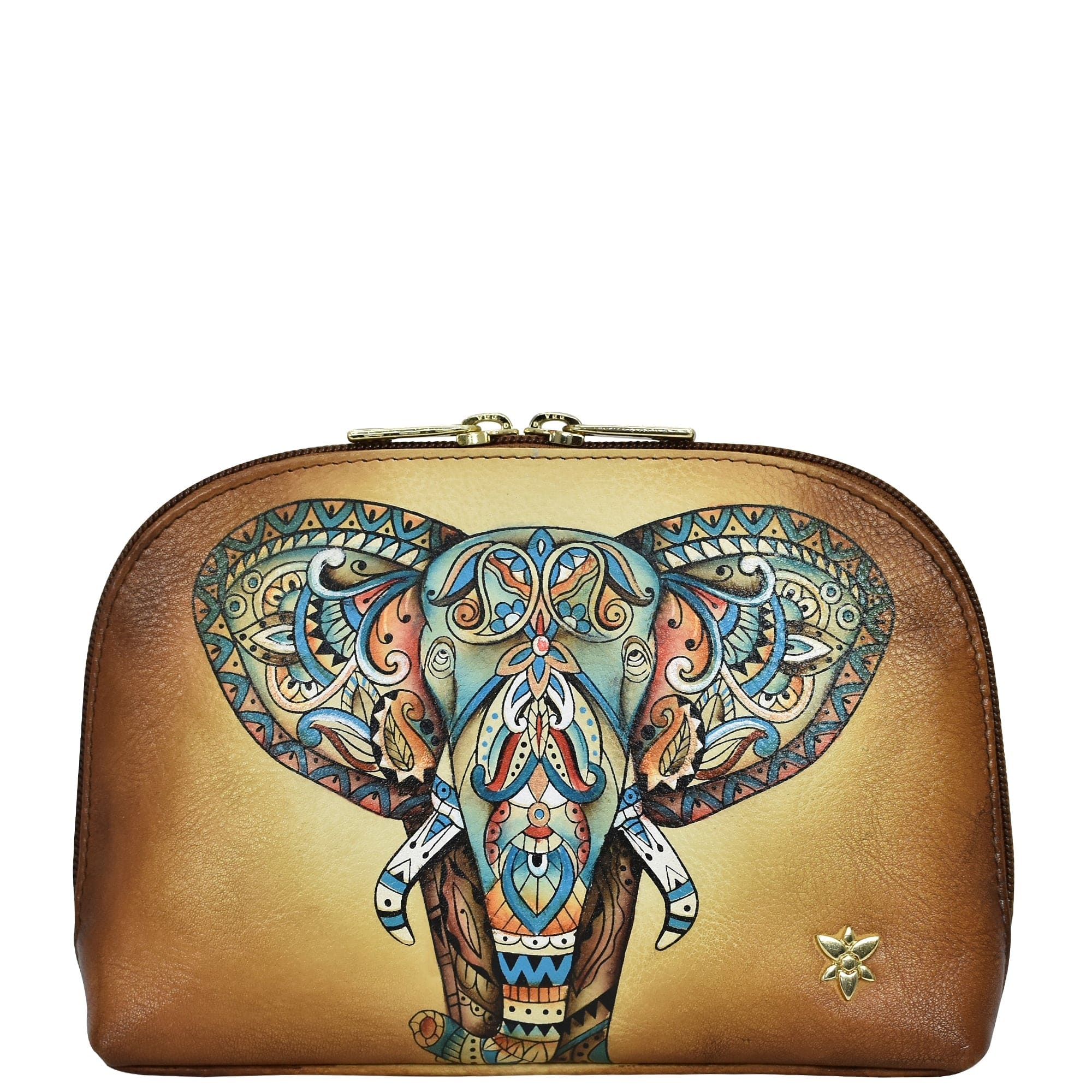 Elephant Mandala Large Cosmetic Pouch - 1164