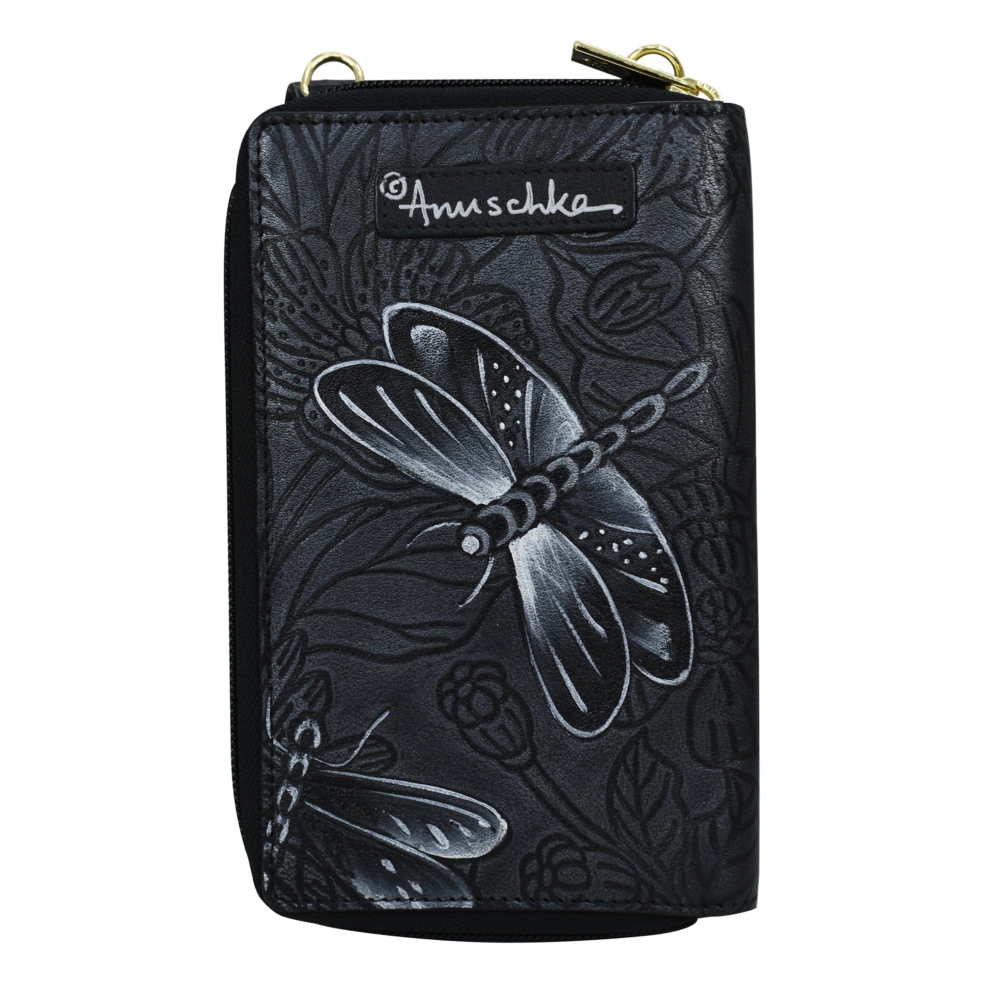 Tooled Dragonfly Meadow Pewter – Anuschka (EU)