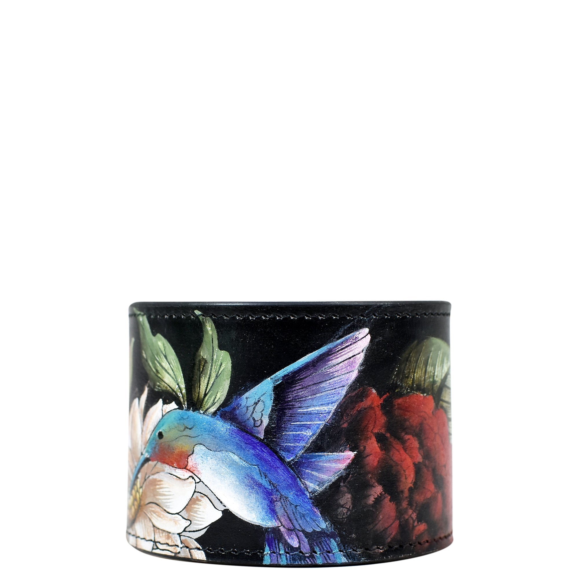 Hummingbird Heaven Leather Adjustable Leather Wrist Band - 1176