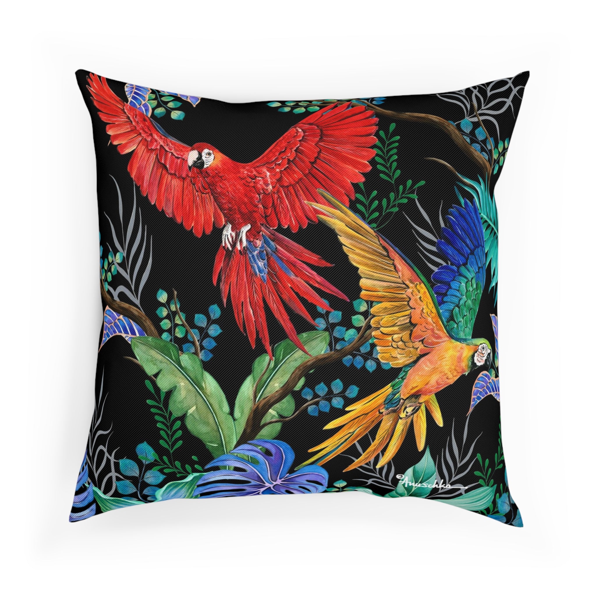 Rainforest Beauties Polyester Cushion