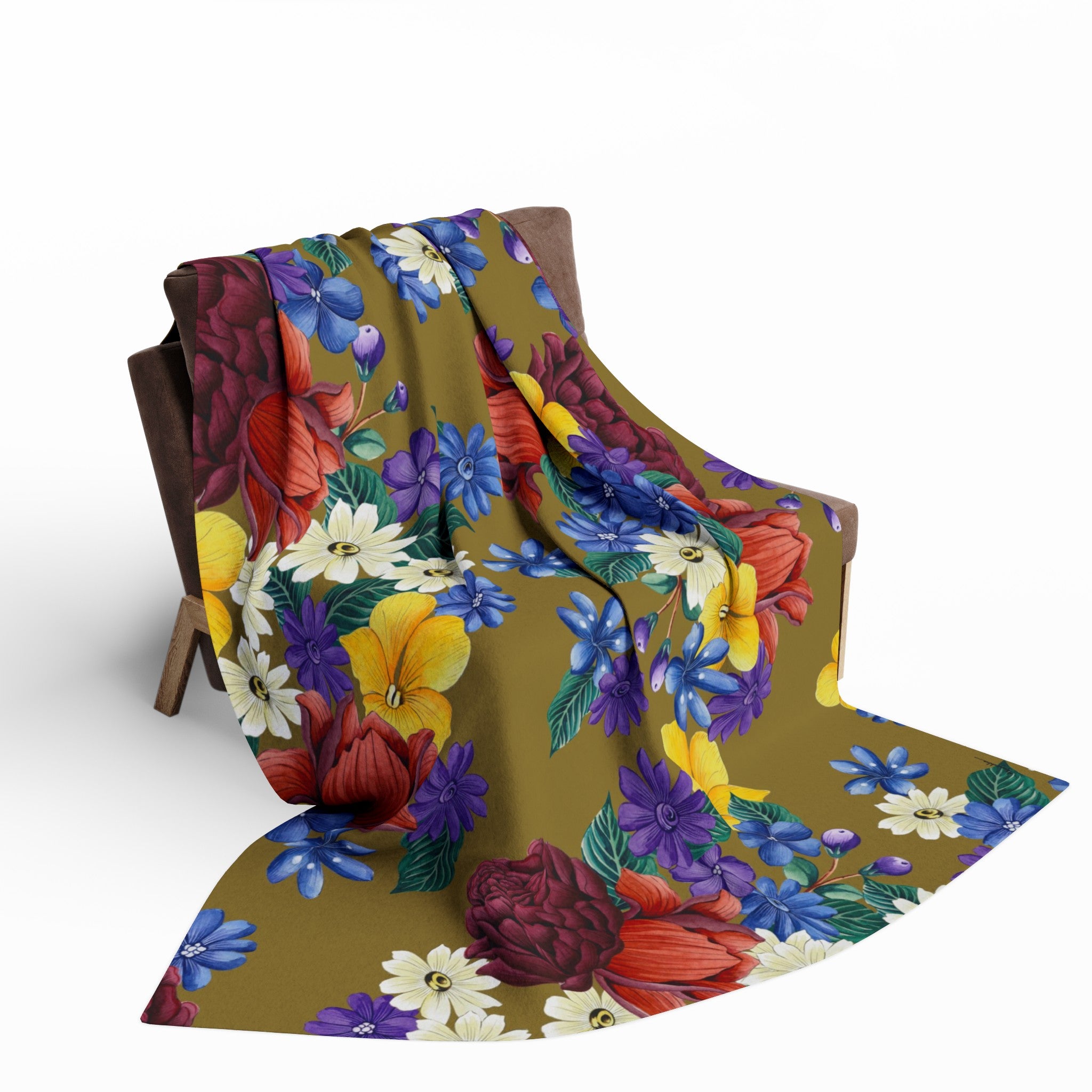 Dreamy Floral Arctic Fleece Blanket