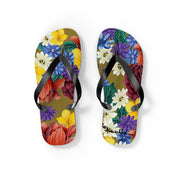 Dreamy Floral Flip Flops