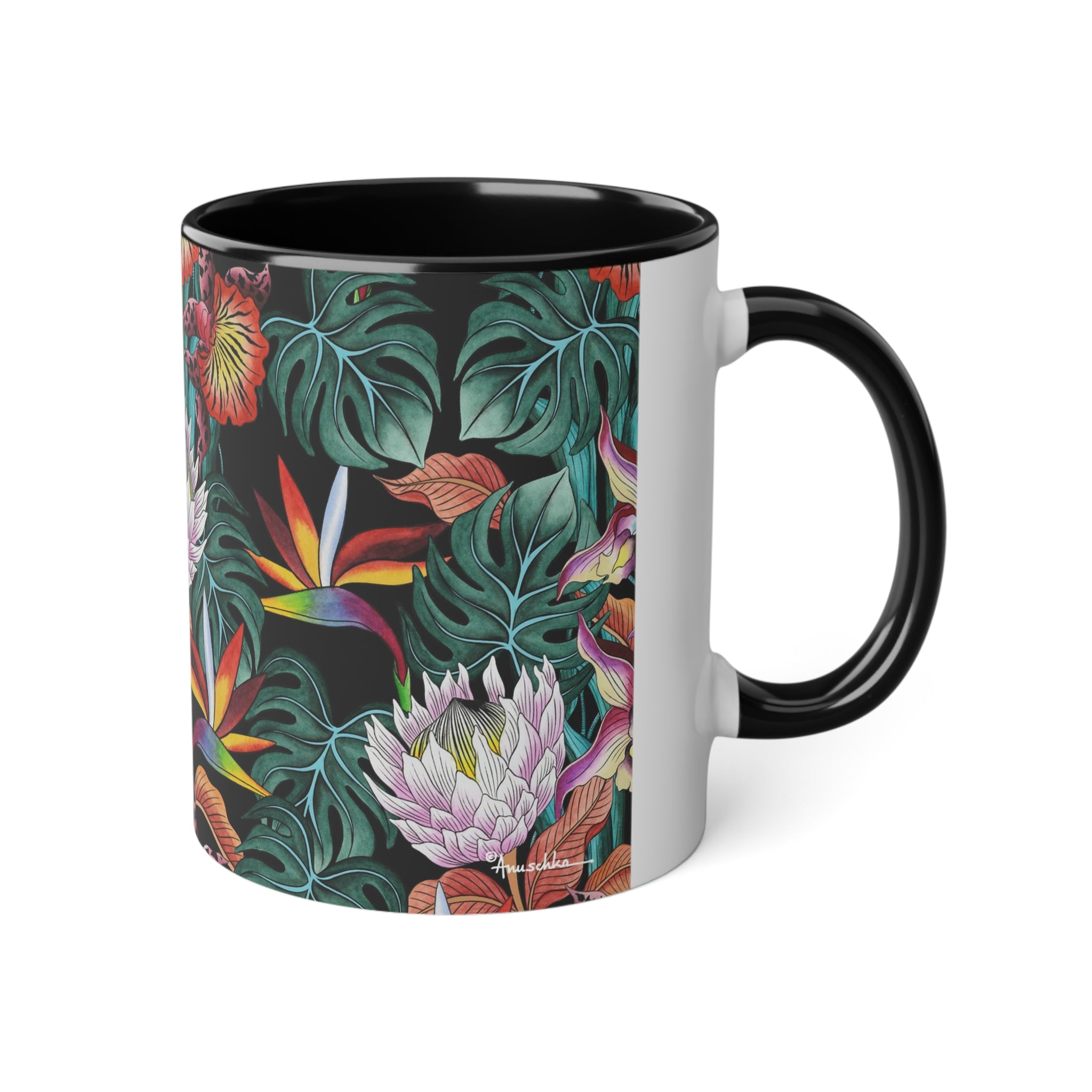 Island Escape Black Coffee Mug (11 oz.)