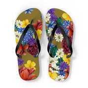 Dreamy Floral Flip Flops