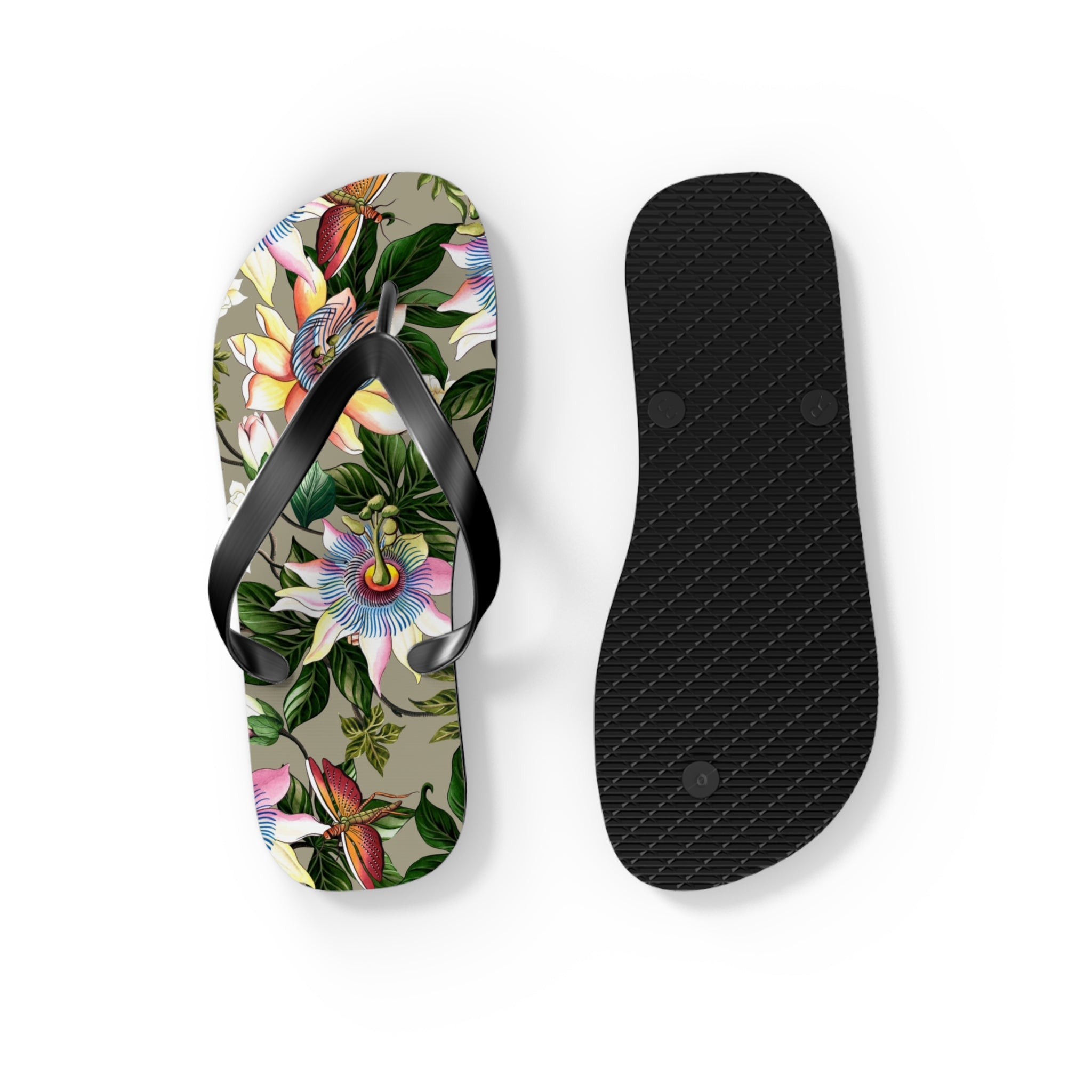 Floral Passion Flip Flops