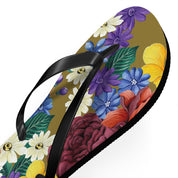 Dreamy Floral Flip Flops