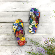 Dreamy Floral Flip Flops