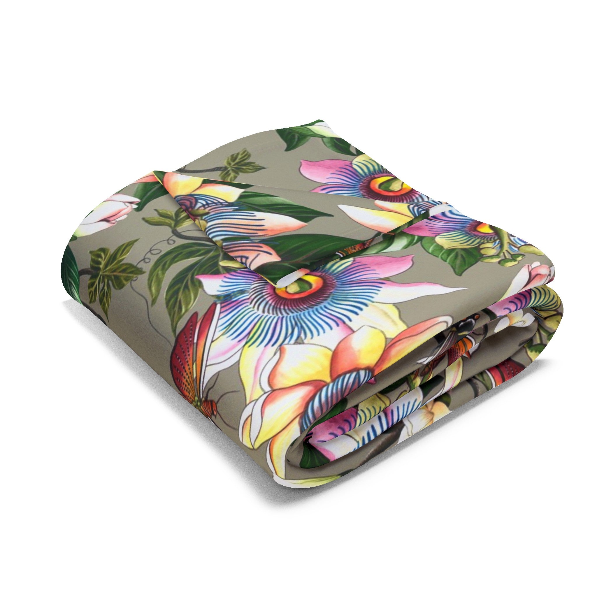 Floral Passion Arctic Fleece Blanket