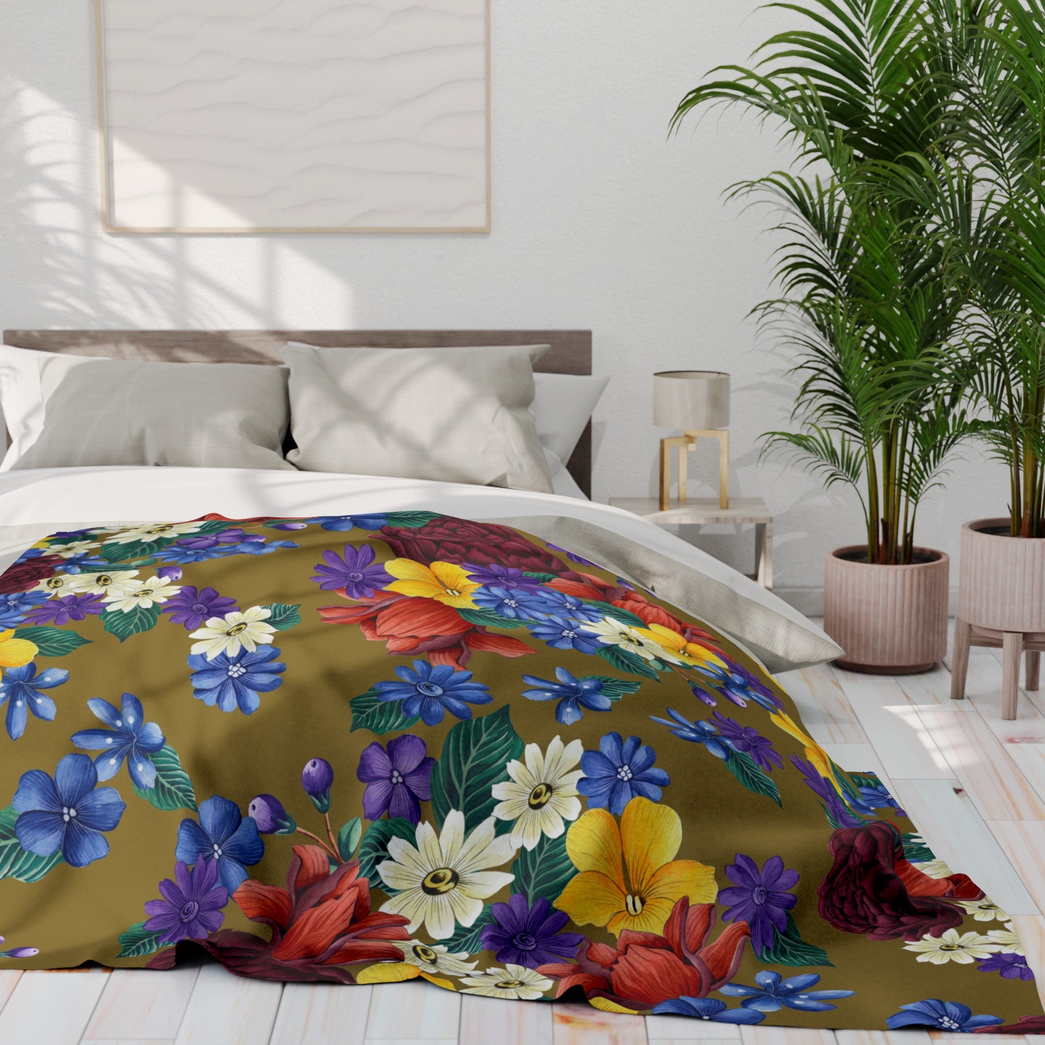 Dreamy Floral Arctic Fleece Blanket