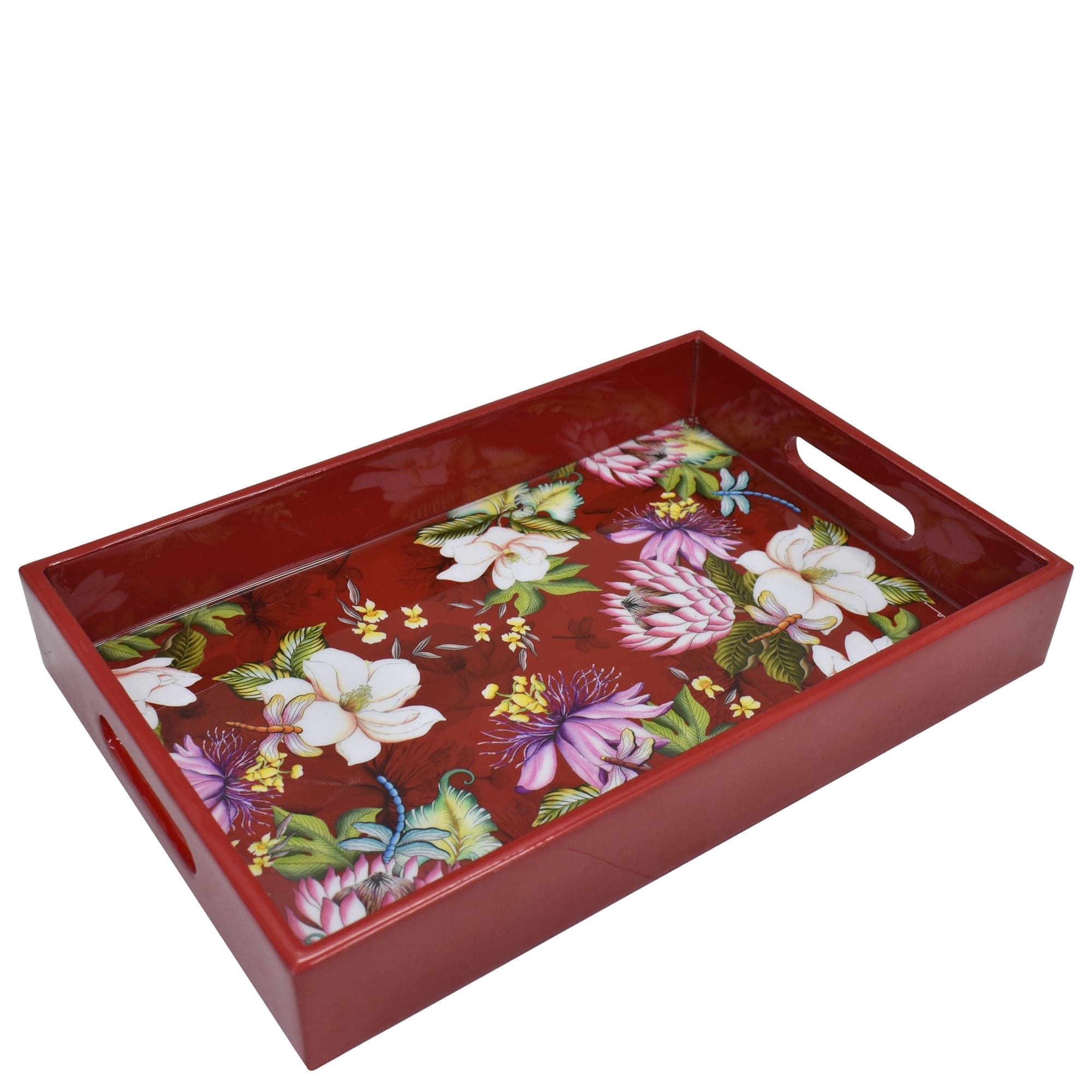 Wooden Printed Tray - 25001