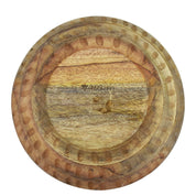 Wooden Printed Bowl - 25003