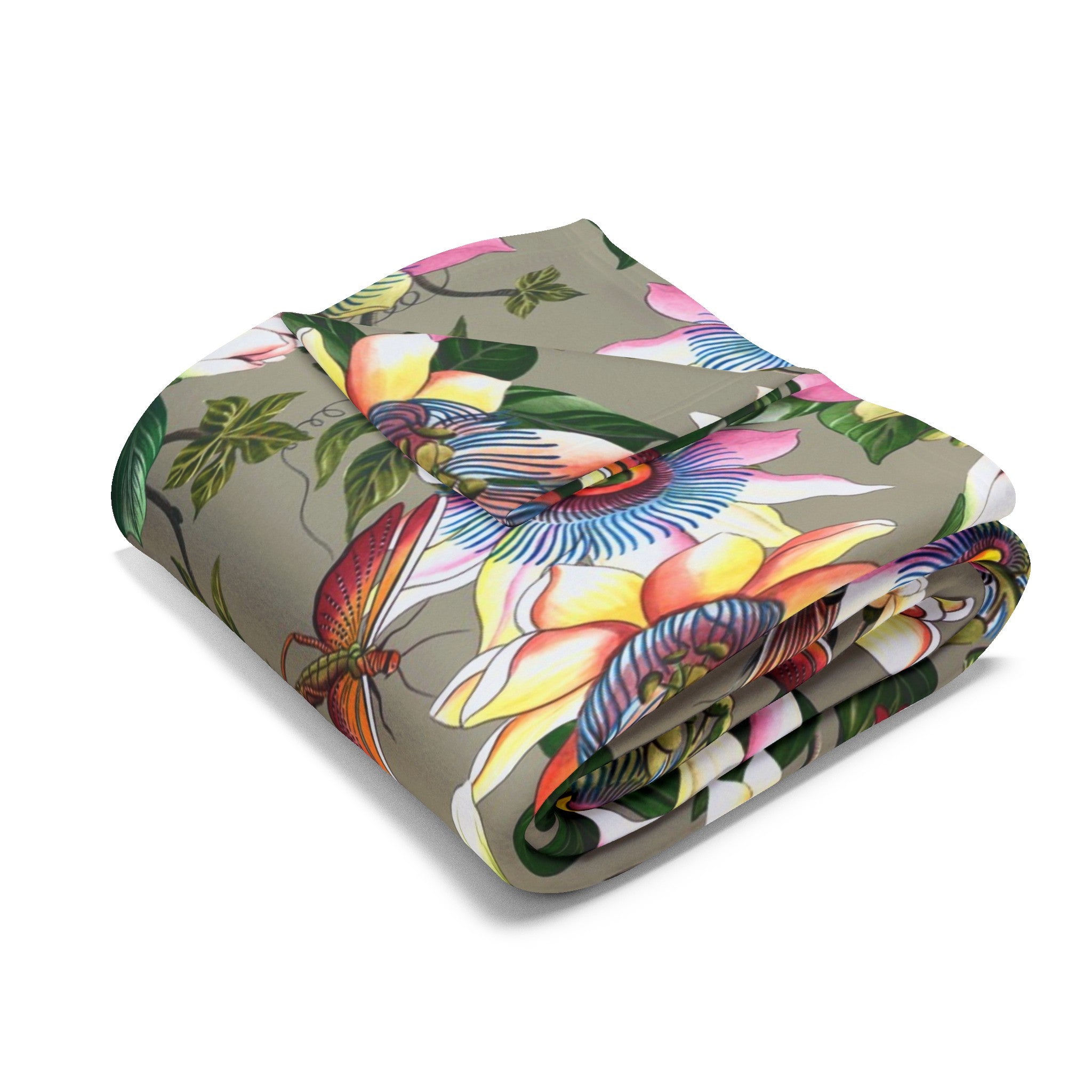 Floral Passion Arctic Fleece Blanket