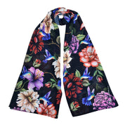 Hummingbird Heaven Printed Chiffon Scarf - 3300