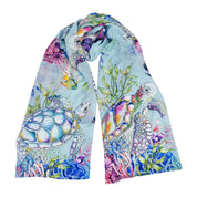 Printed Chiffon Scarf - 3300