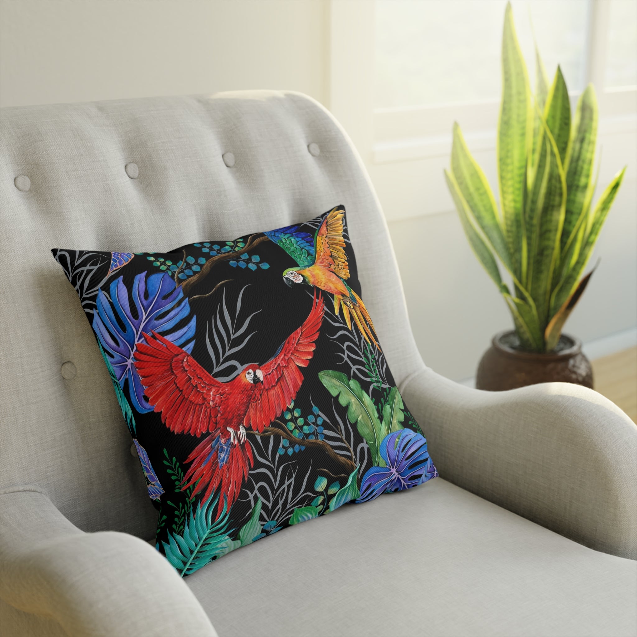 Rainforest Beauties Polyester Cushion