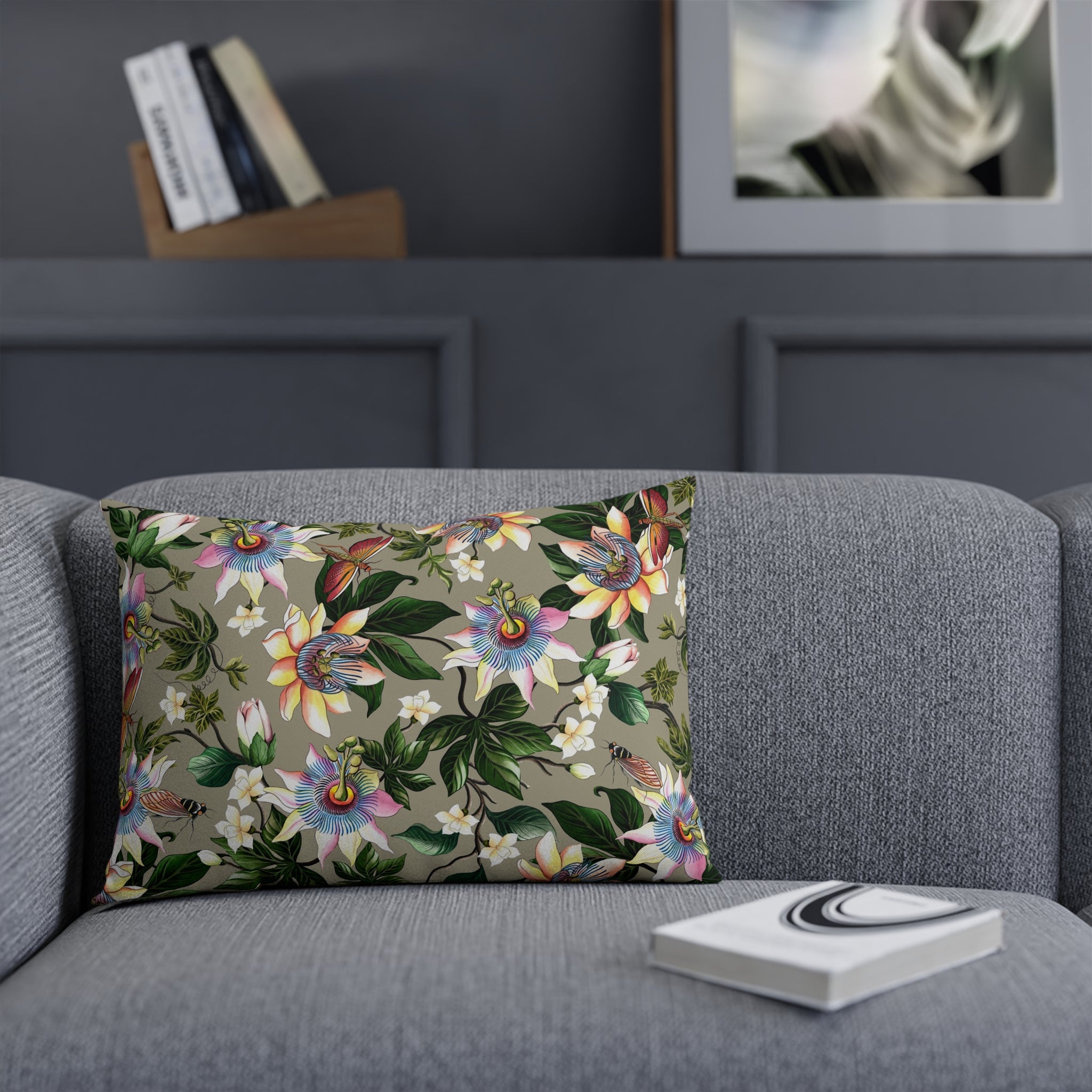 Floral Passion Polyester Cushion