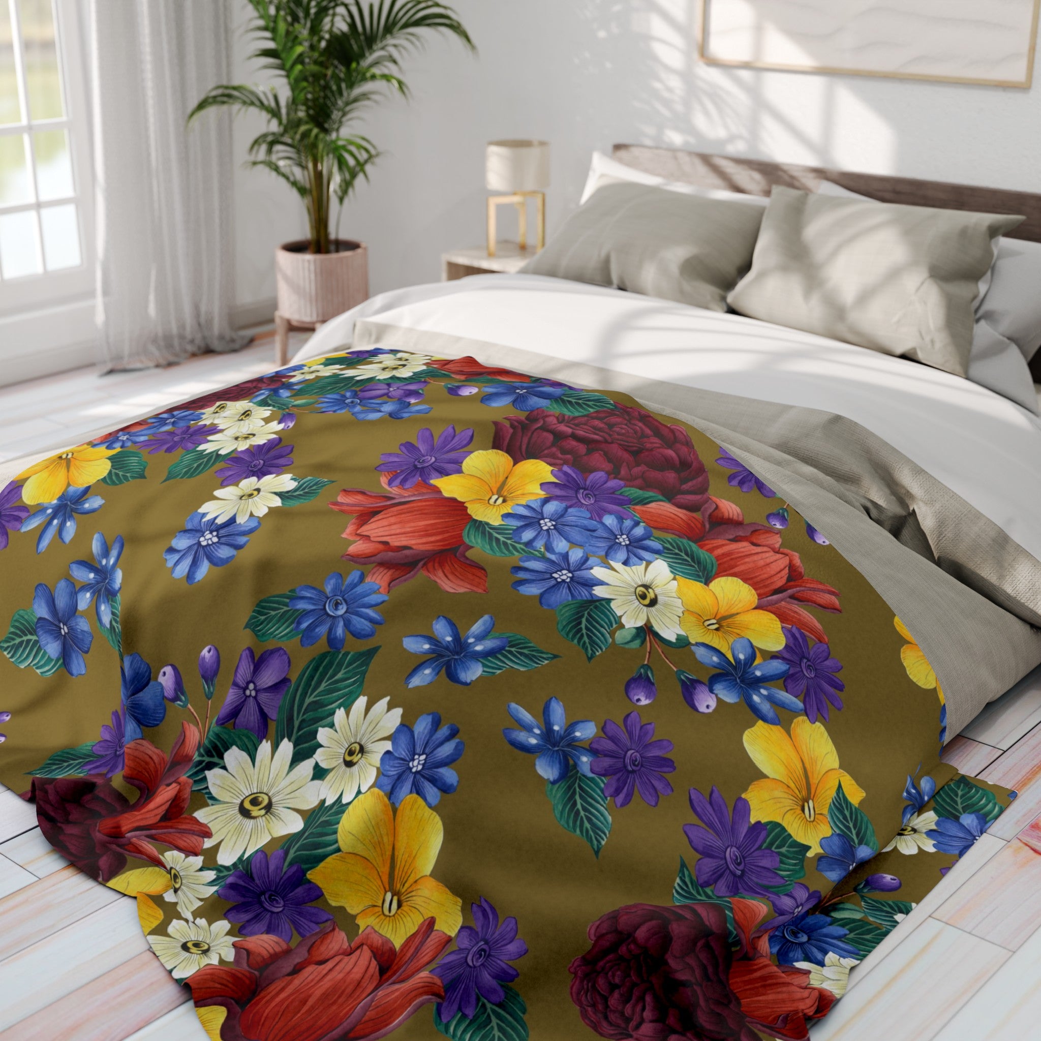 Dreamy Floral Arctic Fleece Blanket