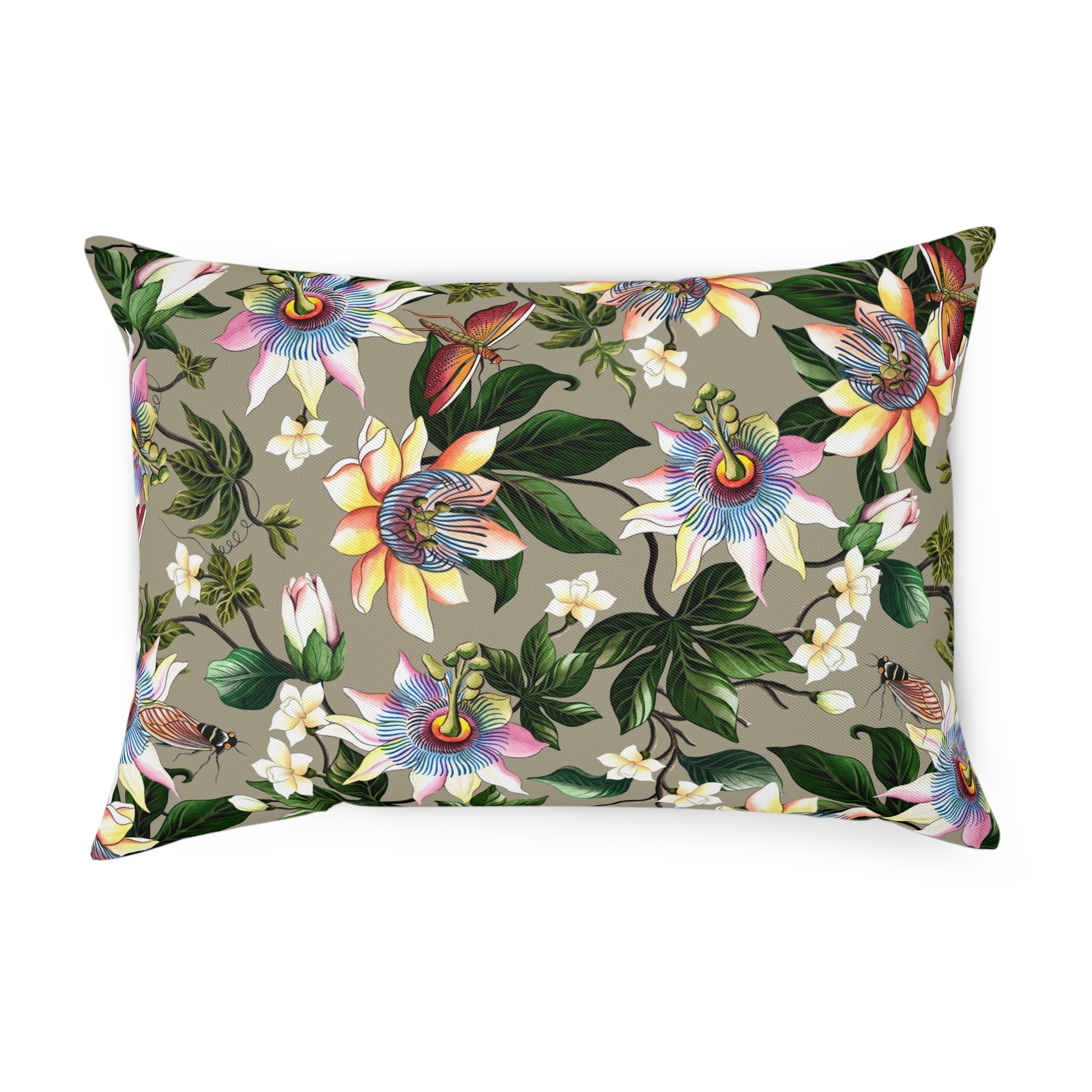 Floral Passion Polyester Cushion