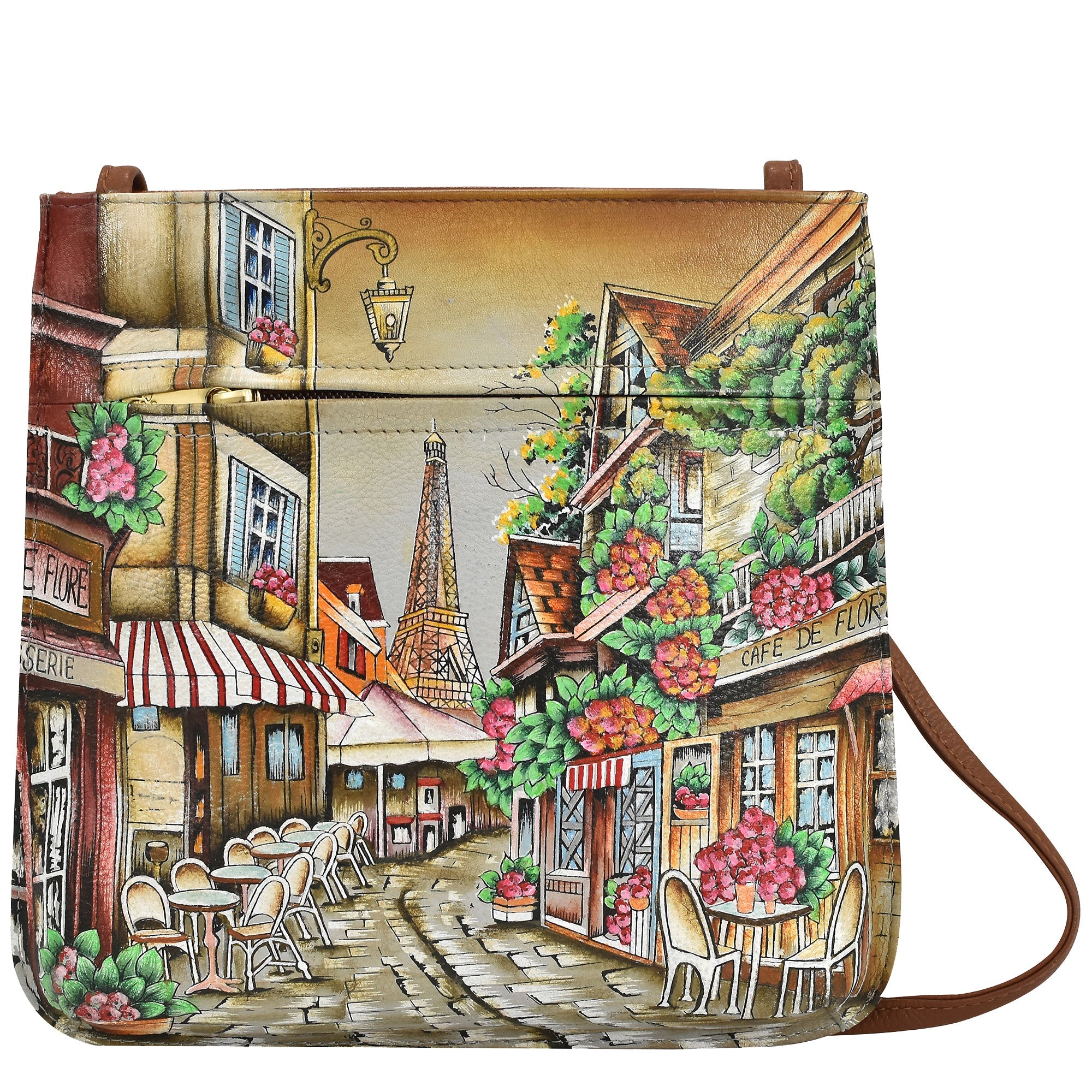 Slim Crossbody With Front Zip - 452