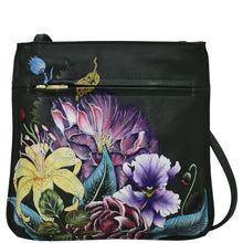 Load image into Gallery viewer, Vintage Floral Slim Crossbody With Front Zip - 452
