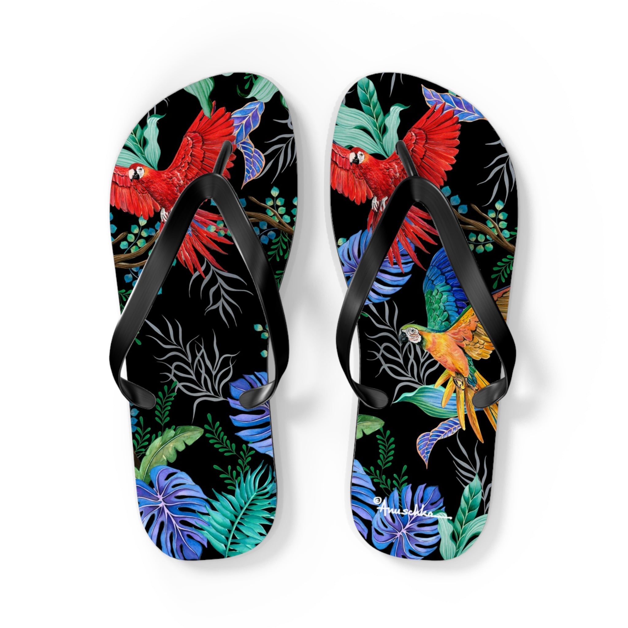 Rainforest Beauties Flip Flops