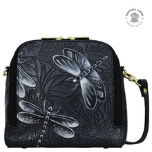 Load image into Gallery viewer, Tooled Dragonfly Meadow Pewter​ Zip Around Travel Organizer - 668
