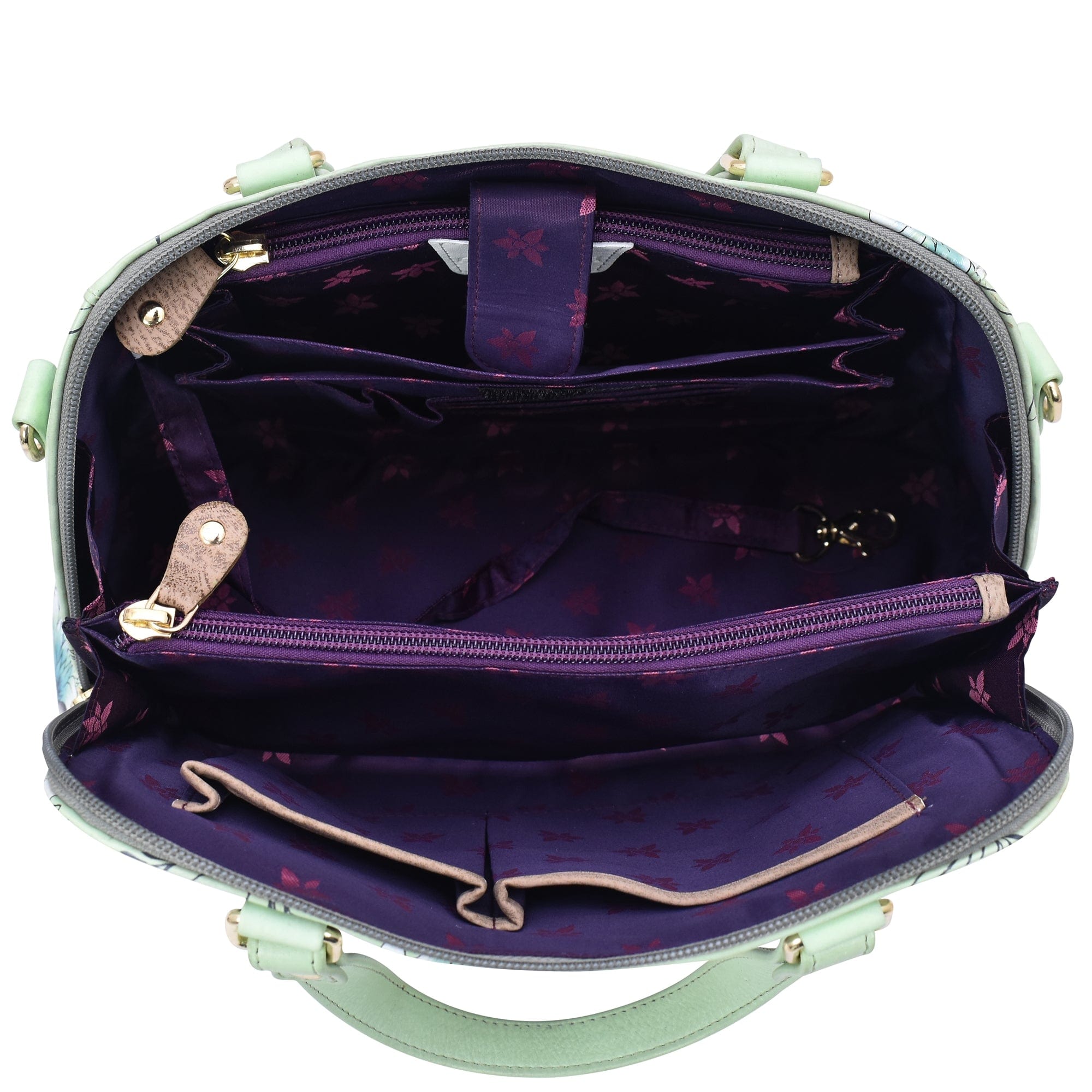 Wide Organizer Satchel - 695