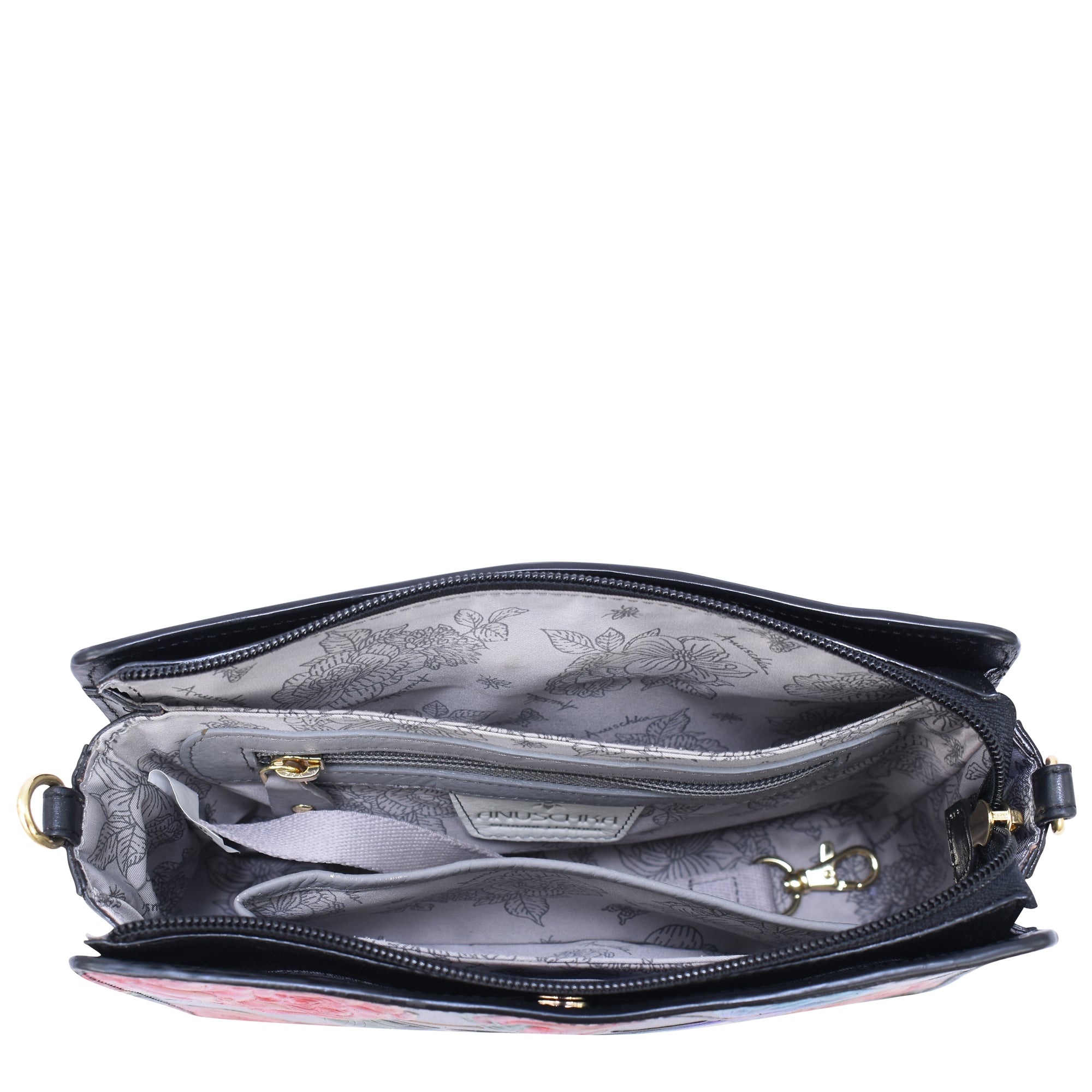 Triple Compartment Crossbody - 696