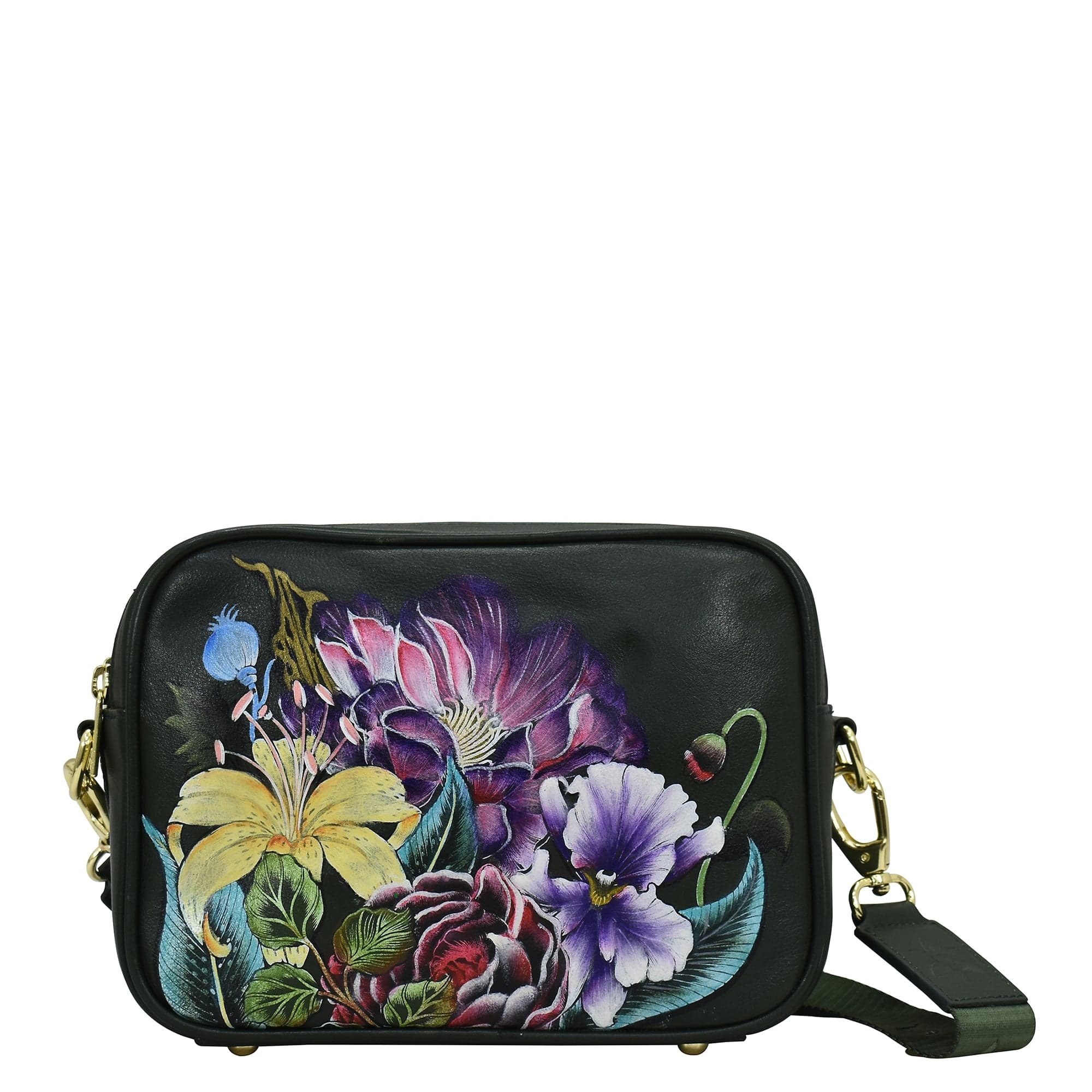 Vintage Floral Twin Top Messenger - 704