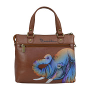 Satchel With Crossbody Strap - 7461