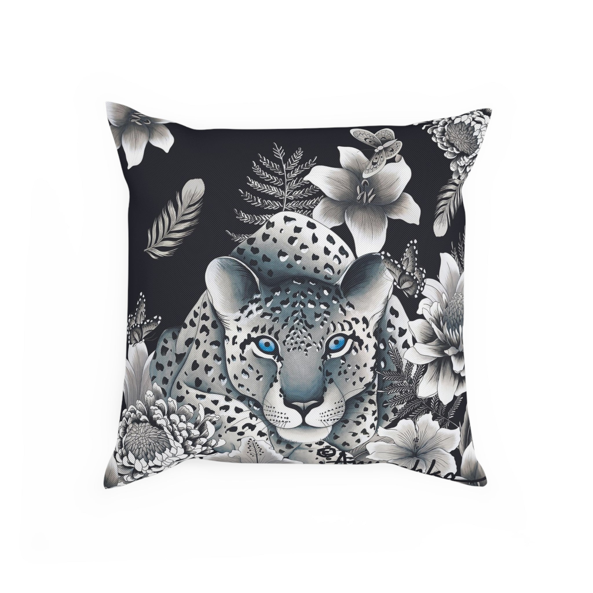 Cleopatra's Leopard Polyester Cushion