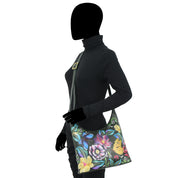 Large Zip Top Hobo - 7623