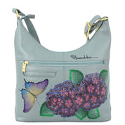 Large Zip Top Hobo - 7623