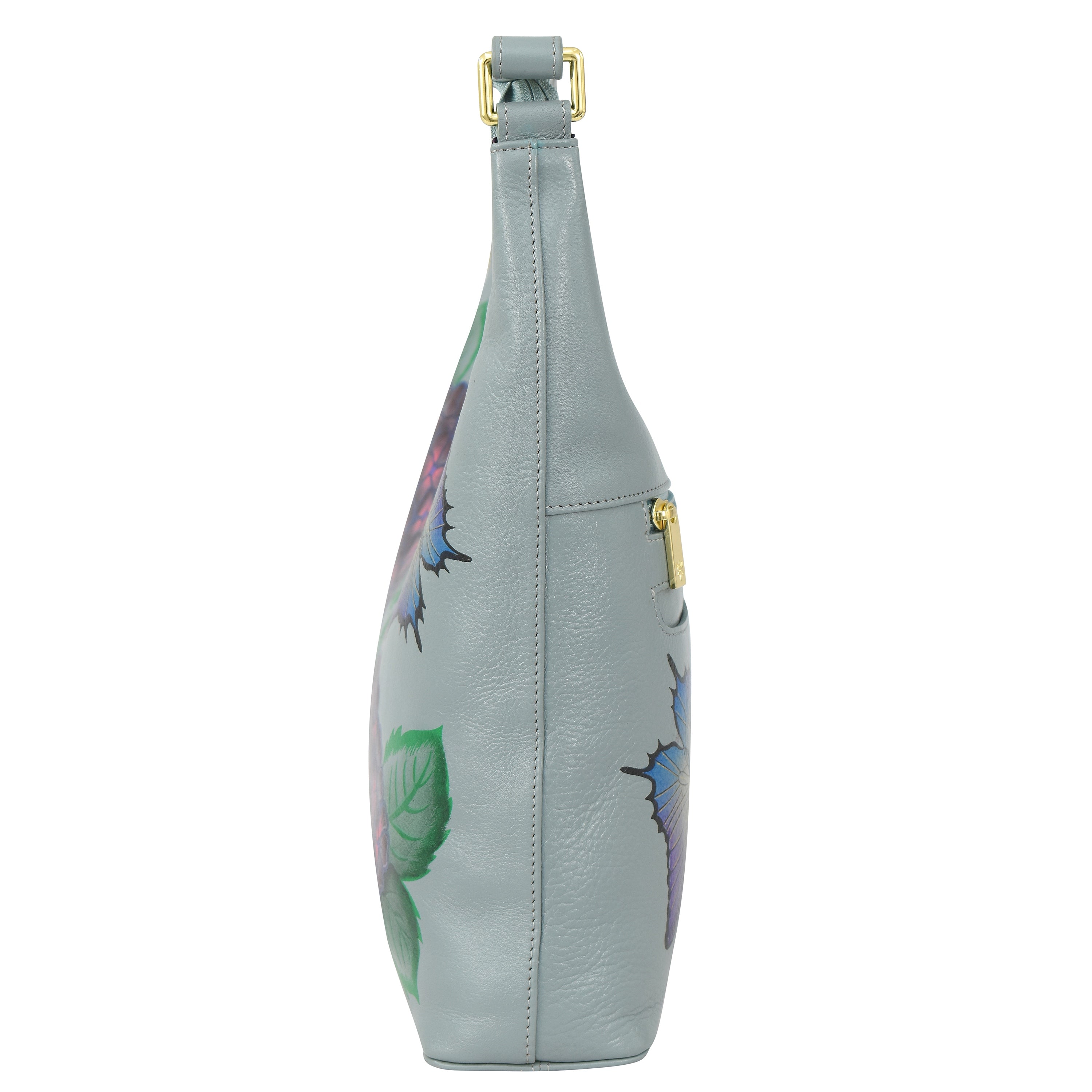 Large Zip Top Hobo - 7623