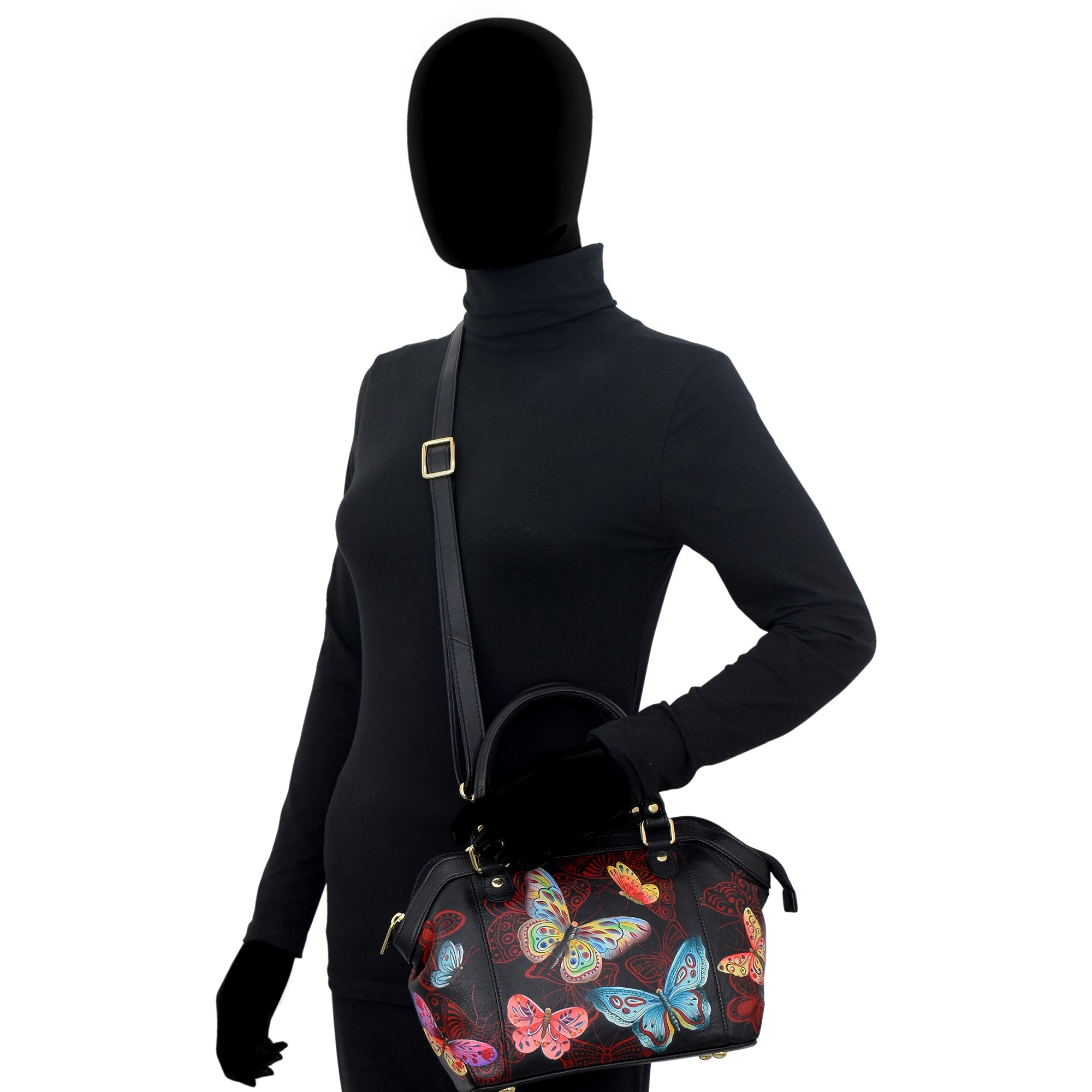 Satchel With Crossbody Strap - 7624