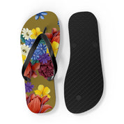 Dreamy Floral Flip Flops