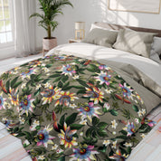 Floral Passion Arctic Fleece Blanket