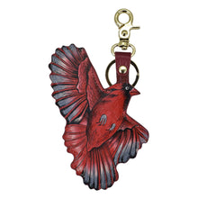 Load image into Gallery viewer, Painted Leather Bag Charm K0038 - Keycharms
