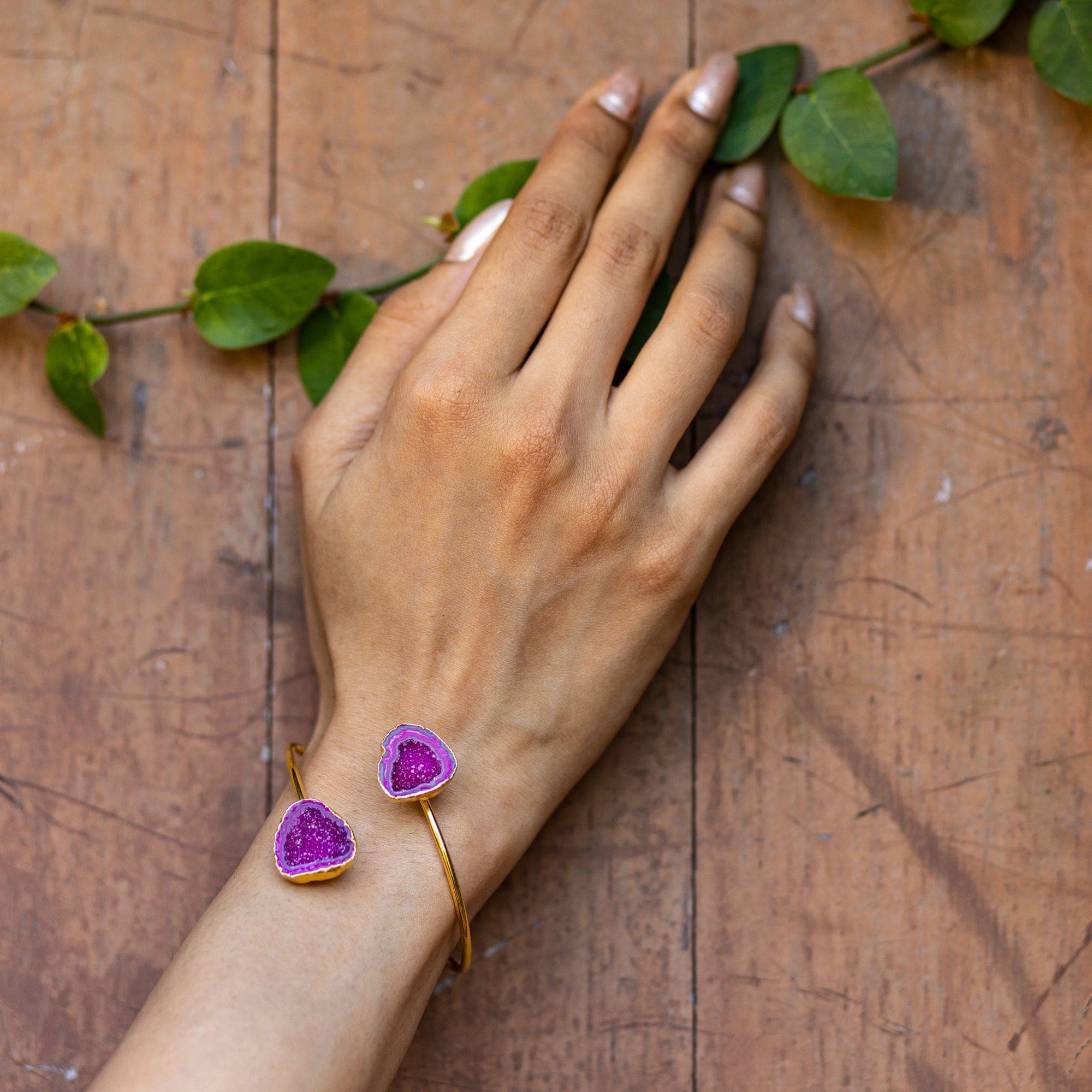 Purple Druzy Melody Bracelet - VBR0001