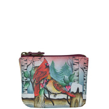Load image into Gallery viewer, Snowy Cardinal Coin Pouch - 1031
