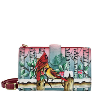 Snowy Cardinal Cell Phone Case & Wallet - 1113