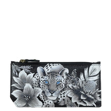 Load image into Gallery viewer, Cleopatra&#39;s Leopard RFID Blocking Card Case with Coin Pouch - 1140

