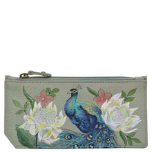 Load image into Gallery viewer, Regal Peacock RFID Blocking Card Case with Coin Pouch - 1140
