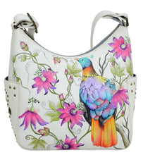 Load image into Gallery viewer, Himalayan Bird Classic Hobo With Studded Side Pockets - 433
