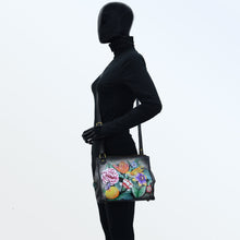 Load image into Gallery viewer, Triple Compartment Medium Crossbody With Adjustable Strap - 525
