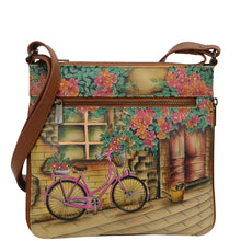 Load image into Gallery viewer, Vintage bycicle Expandable Travel Crossbody - 550
