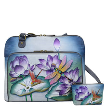 Load image into Gallery viewer, Anuschka Large All Round Zippered Organiser CrossBody - 617
