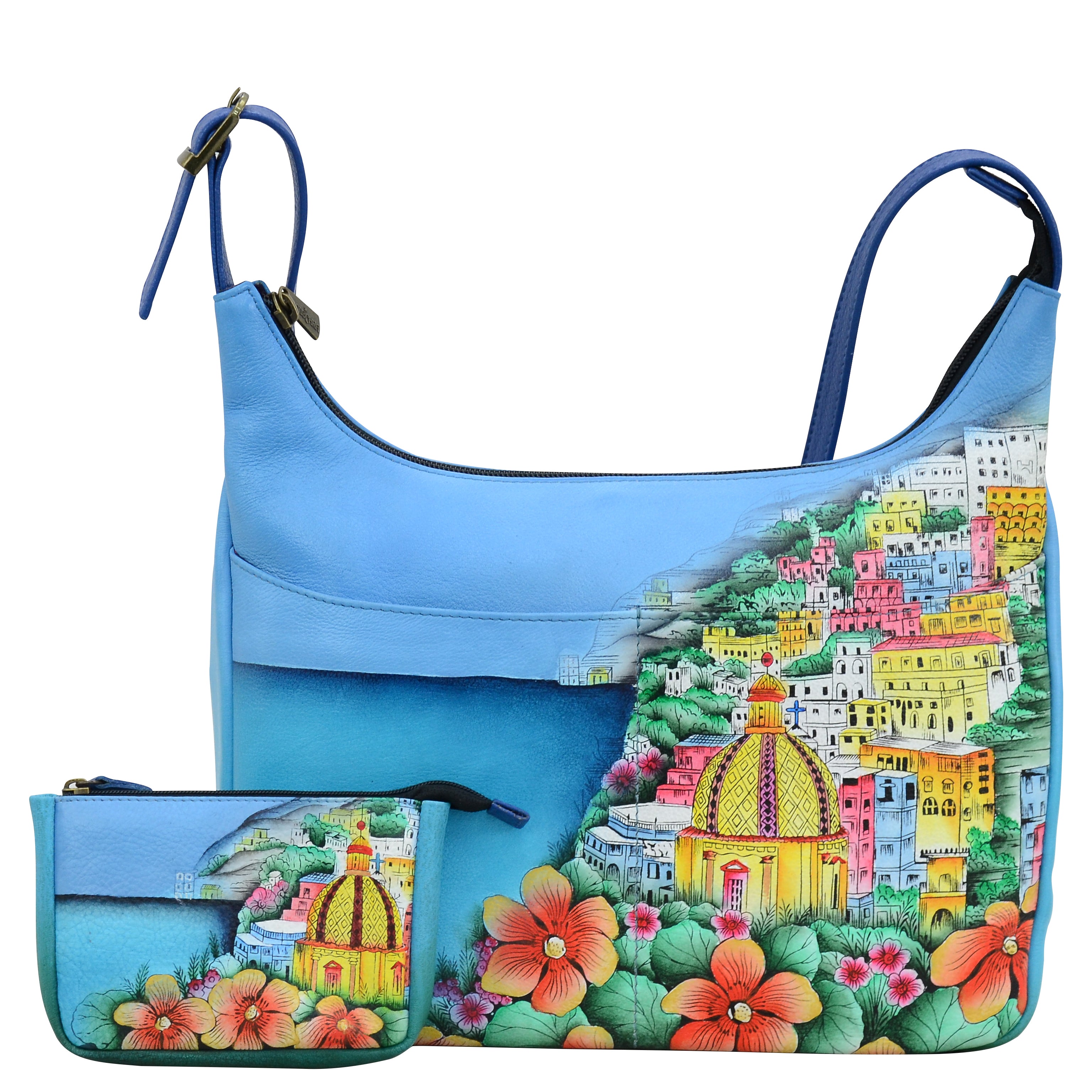 Anuschka Medium Shopper Bag Small Key Pouch - BN002